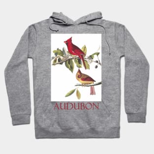 Cardinal Grosbeak by John James Audubon Hoodie